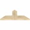 Ekena Millwork Portland Rough Sawn Timber Gable Bracket, Douglas Fir, 36"W x 16"H x 2"D x 6"F, 11/12 Pitch GBW036X16X0206POR00RDF - alternate 5